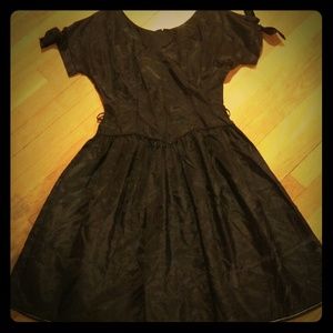 Black vintage 50's cocktail dress